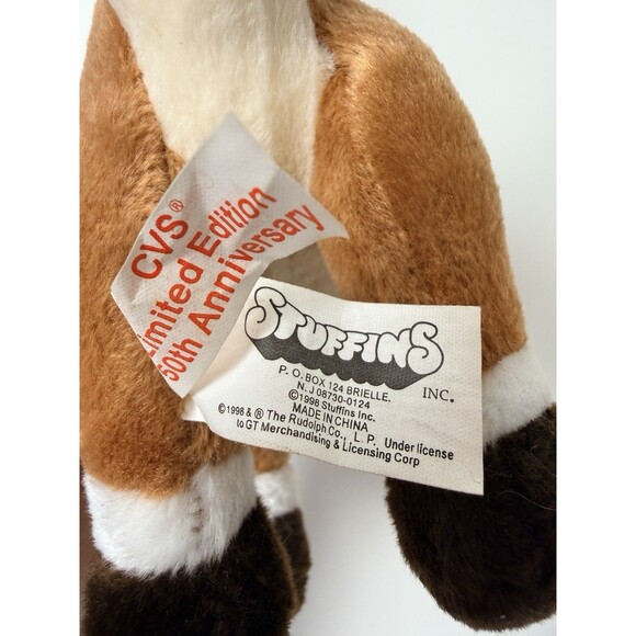 Rudolph CVS 50th Anniversary Stuffins Island Misfit Toys 1998 Limited Ed 9” Vtg - Picture 6 of 11